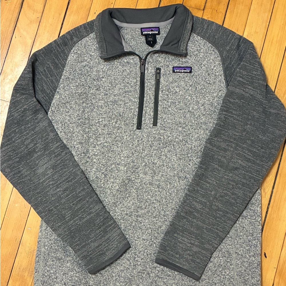 Patagonia Charcoal and Gray Fleece Jacket